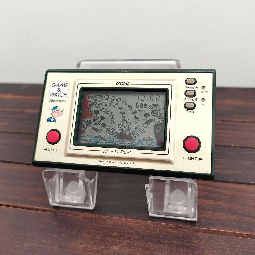 NINTENDO GAME AND & WATCH Popeye Wide Screen 1981 Direct - From