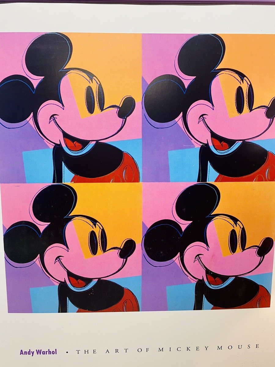 証明書】Andy Warhol 「ミッキーマウス」100枚限定（46/100） 証明書
