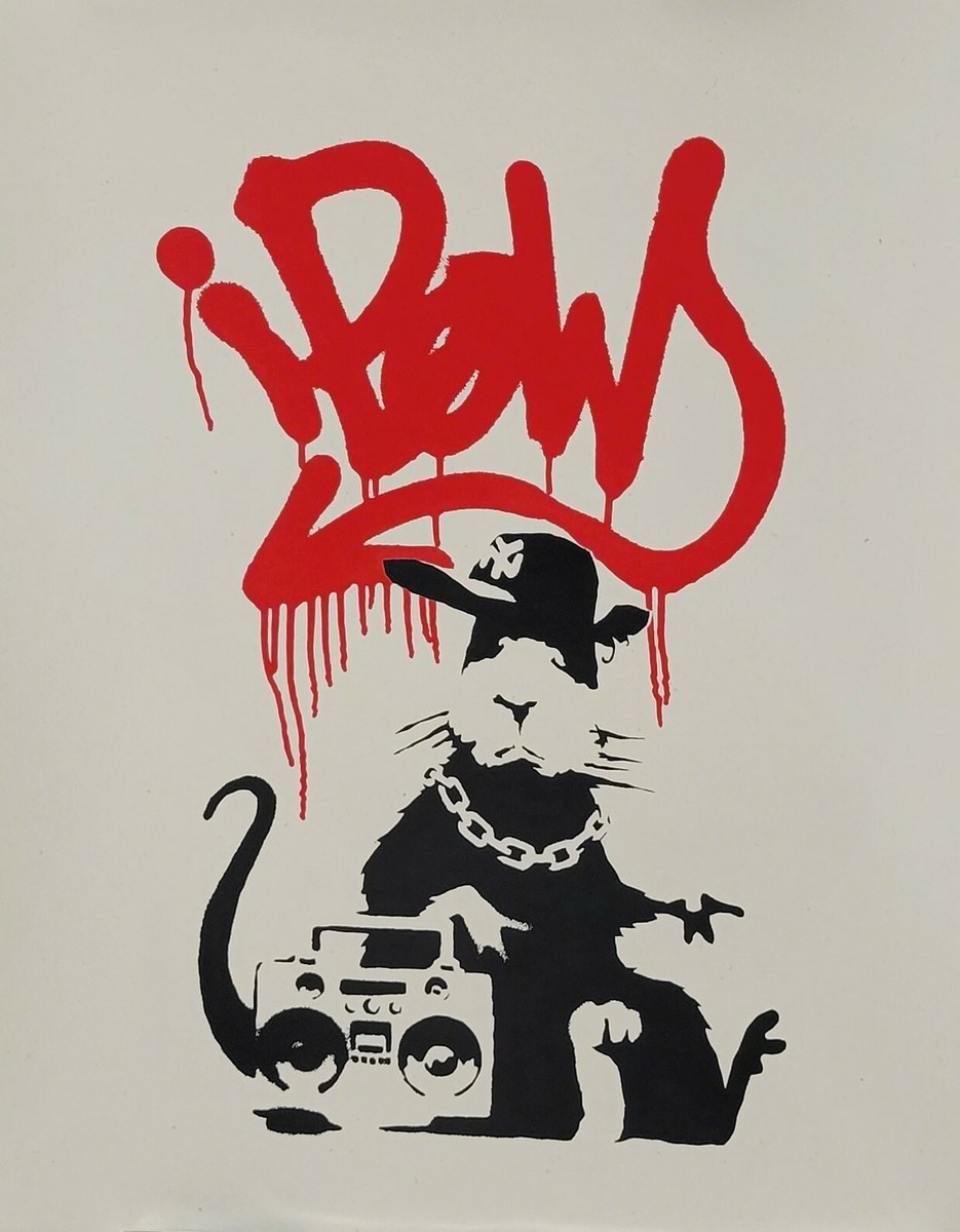 現品限りバ ンクシー LOVE RAT WEST COUNTRY PRINCE 本当に 安い