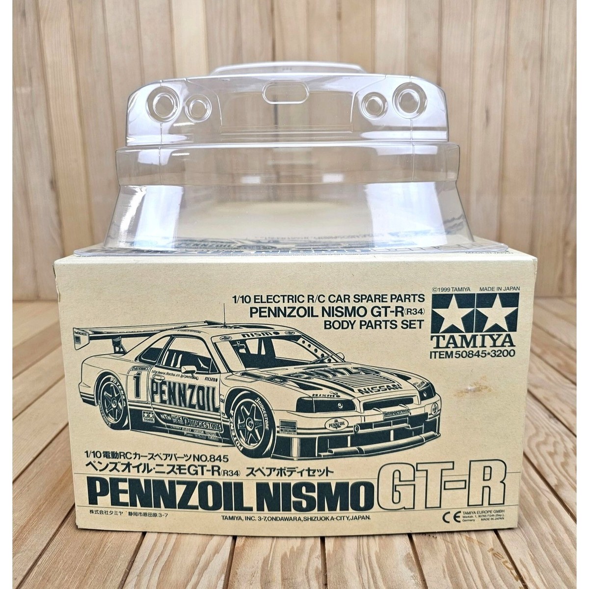 RARE Vintage Tamiya Pennzoil Nismo GT-R (R34) 1/10 Body Shell