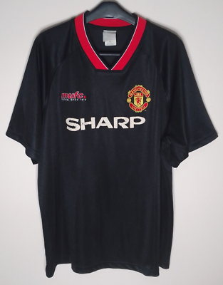 Vintage 90s Manchester United FC 'MUFC Established 1878' Jersey XL