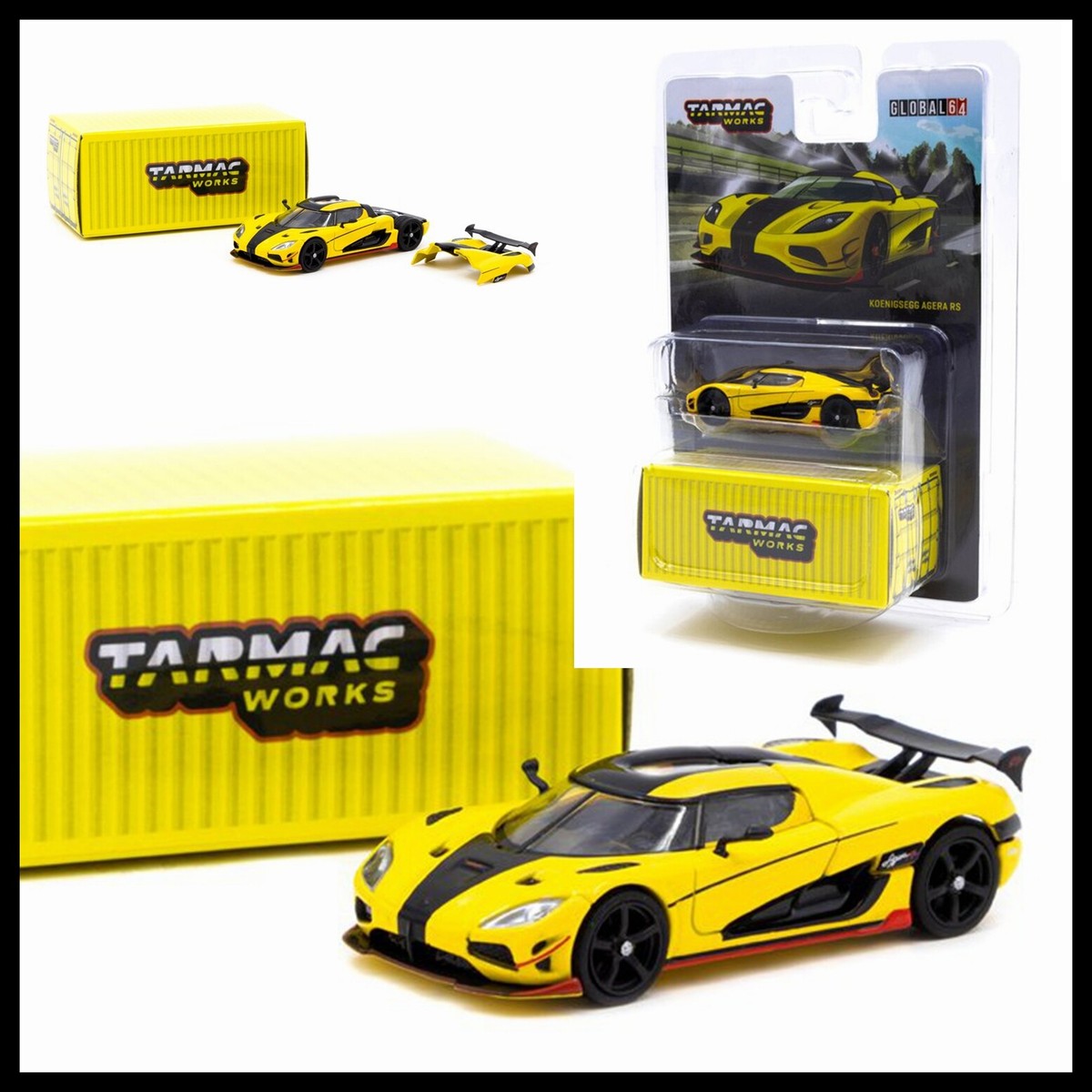 TARMAC Works 1/64 ケーニグセグ アゲーラ RS ブラック/ゴールド