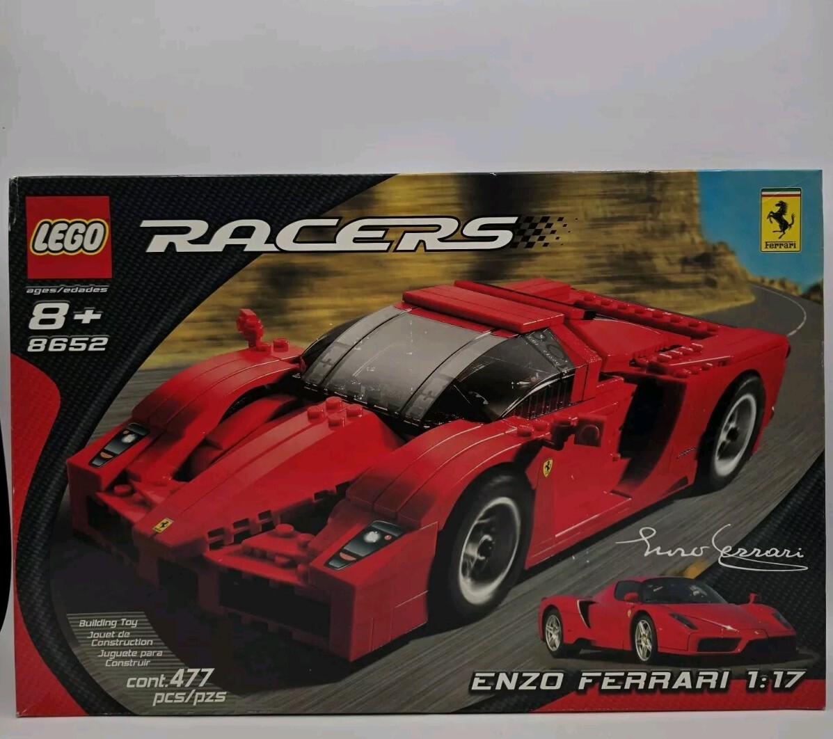LEGO Racers Enzo Ferrari 8652 Formula 1 - 1:17 Scale - New Sealed