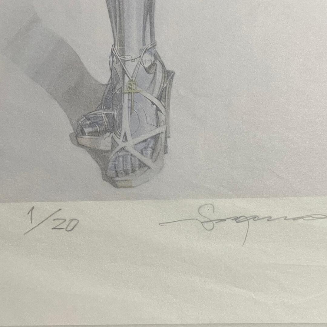 空山基 HAJIME SORAYAMA マリリン・ロボット 直筆サイン 1/20 HAJIME
