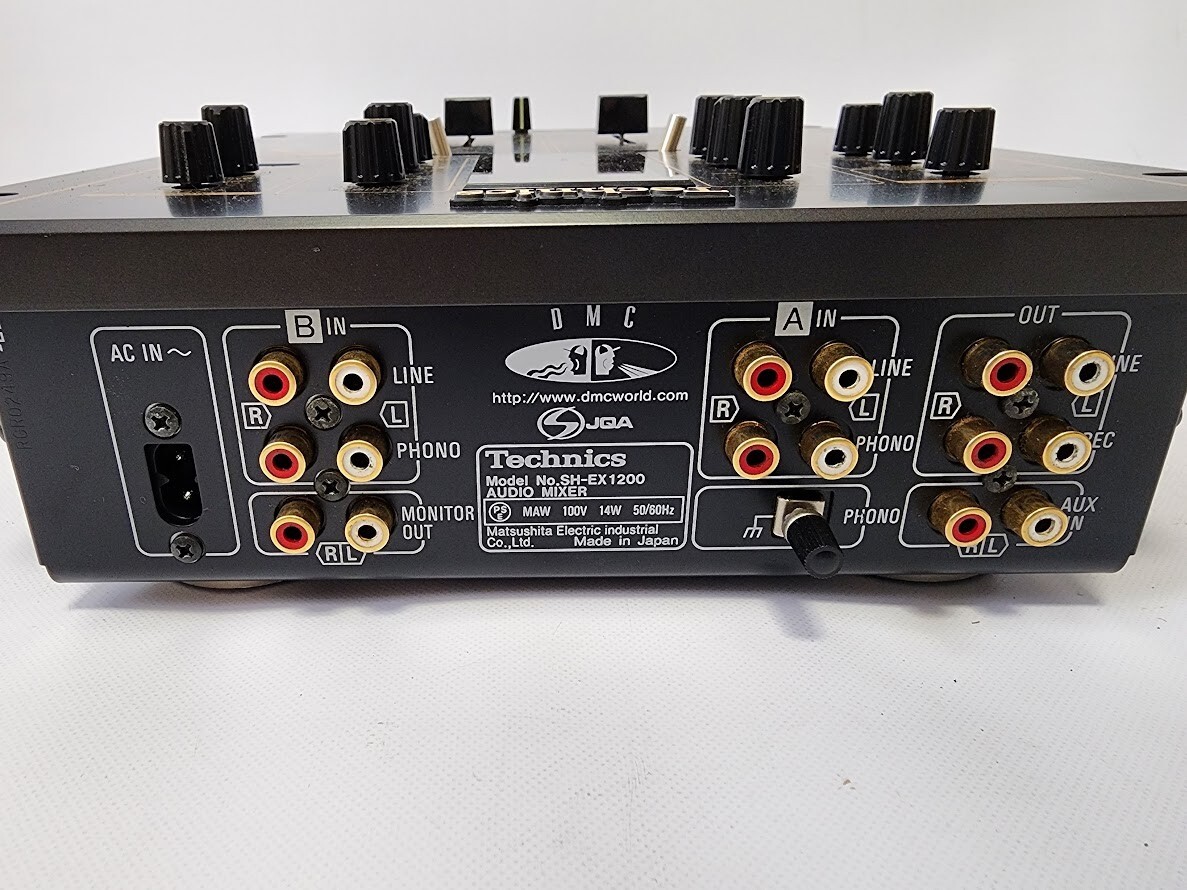 Technics SH-EX1200 Black Audio Mixer DMC The Official World DJ | eBay