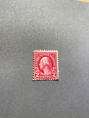 アメリカ ジョージ・ワシントン2セント使用済切手 レッドリネン