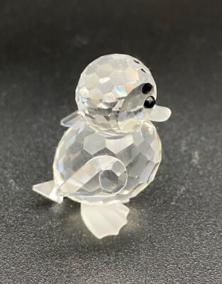 VINTAGE SWAROVSKI SILVER CRYSTAL STANDING MINI DUCK 7666NR32
