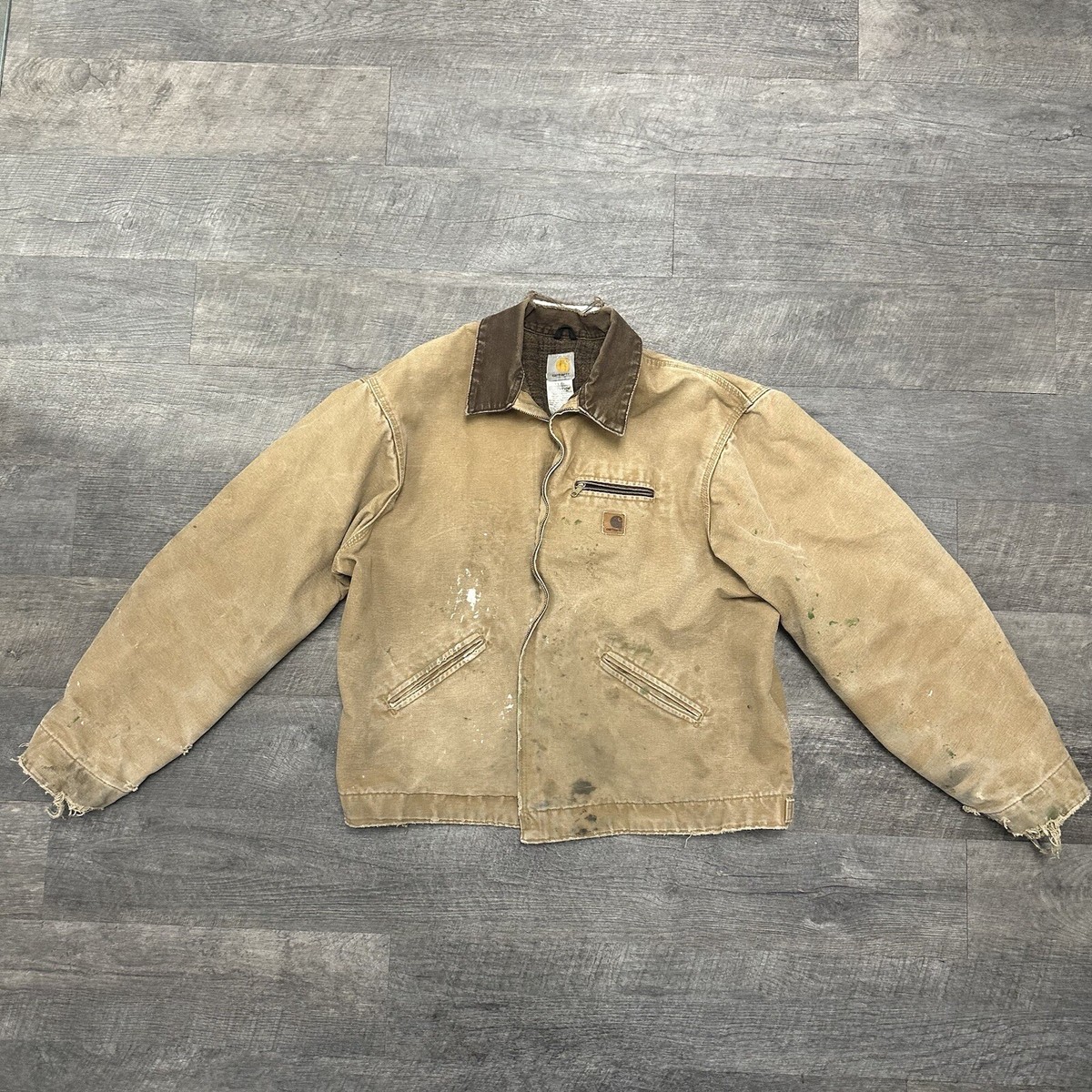 Vintage Carhartt J97 CML Detroit Work Jacket Men's Size 2XL Tall