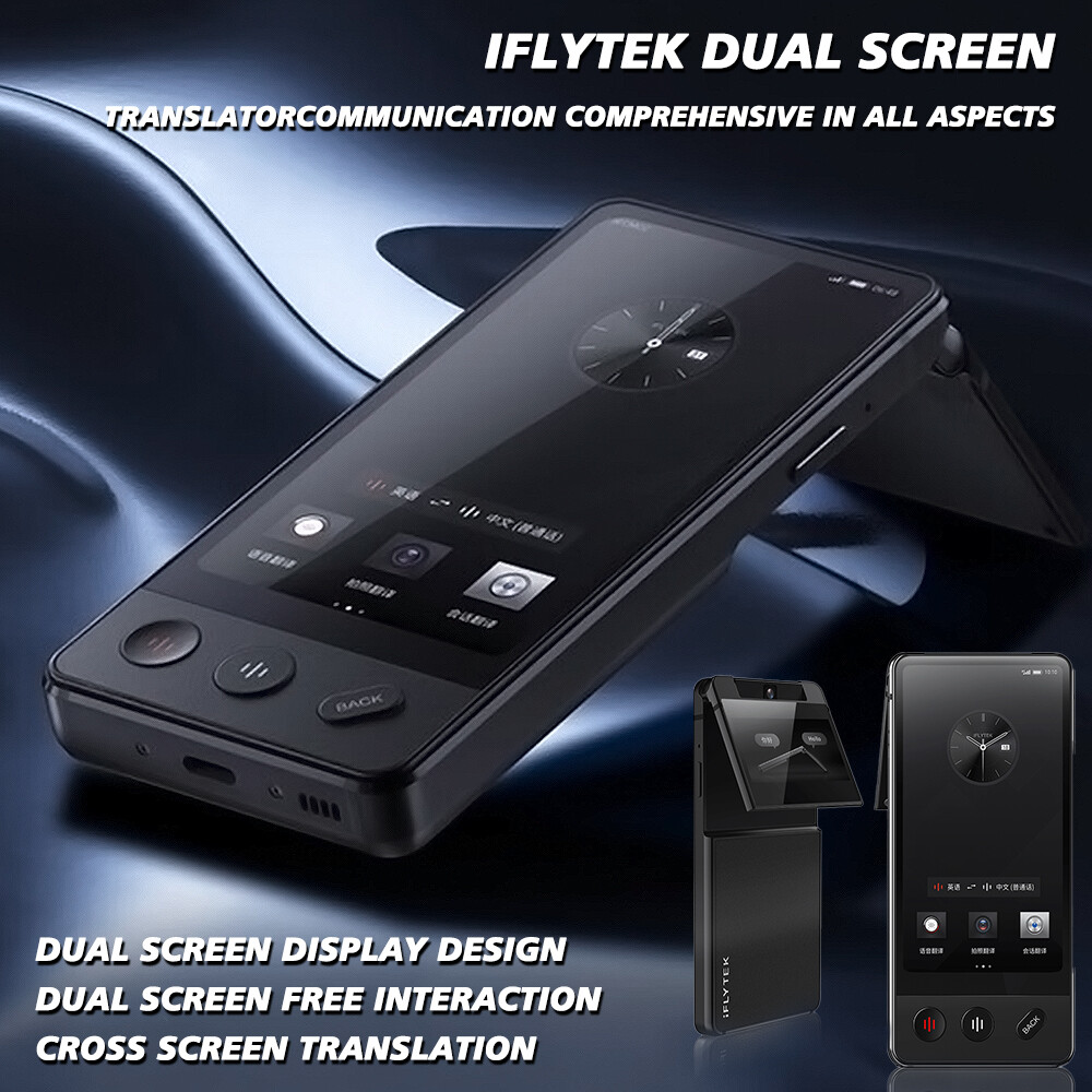 iFLYTEK Dual Screen Instant Translator 4.1-Inch Business Traveler