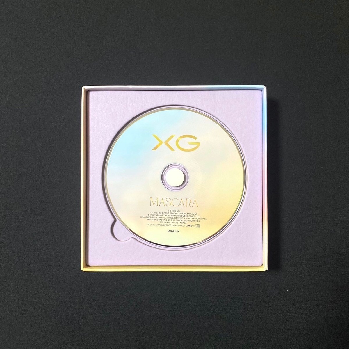 XG mascara cd フォットボックス XG 2nd Single Album MASCARA CD BOX