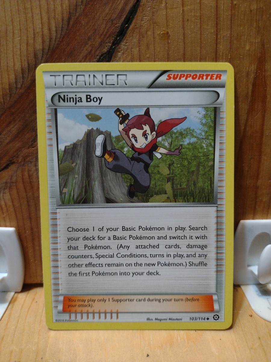 Pokemon Card 2016: TRAINER SUPPORTER: Ninja Boy 103/144 | eBay