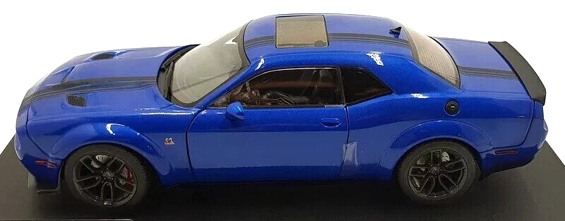 1/18 Dodge Challenger R/T Scat Pack Widebody Blue 2023 Diecast