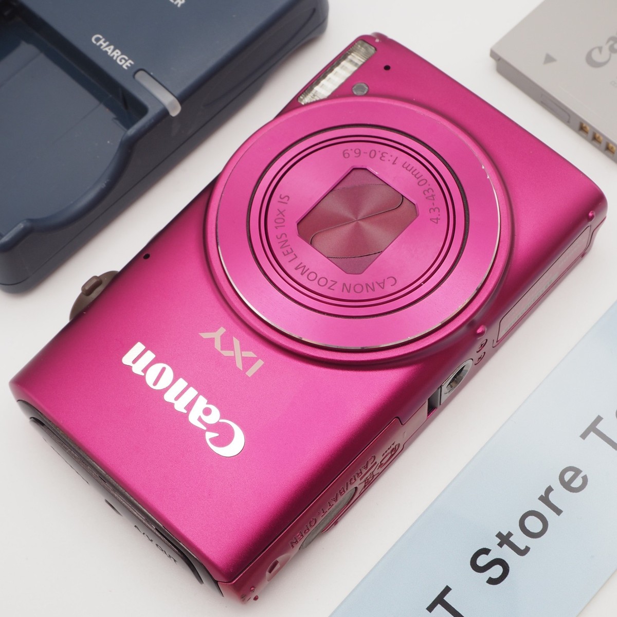 Mint] Canon IXY 620F Pink 12.1MP Compact Digital Camera w/Charger