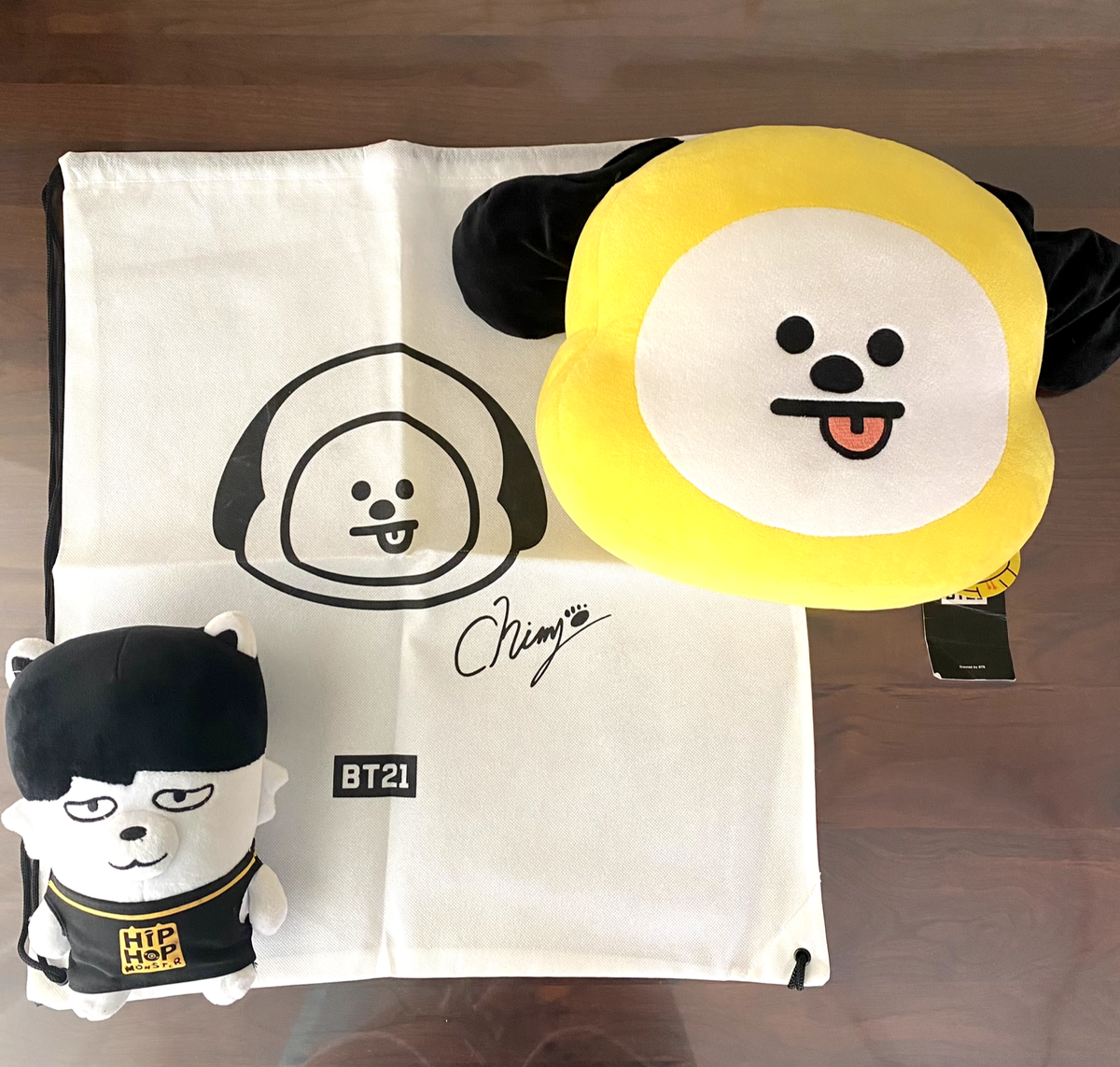bts BT21 JIMIN Hip Hop Monster + CHIMMY cushion set plush doll | eBay