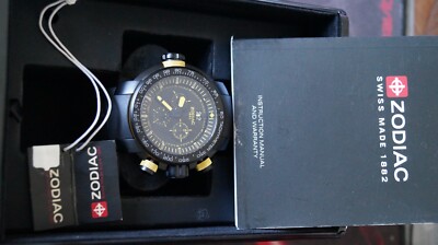 ZODIAC ZMX-03 ZO8589 Chronograph 50mm black quartz watch special