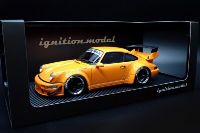 Ignition Model 1/18 RWB Porsche 964 Orange/WORK Meister S1 Type