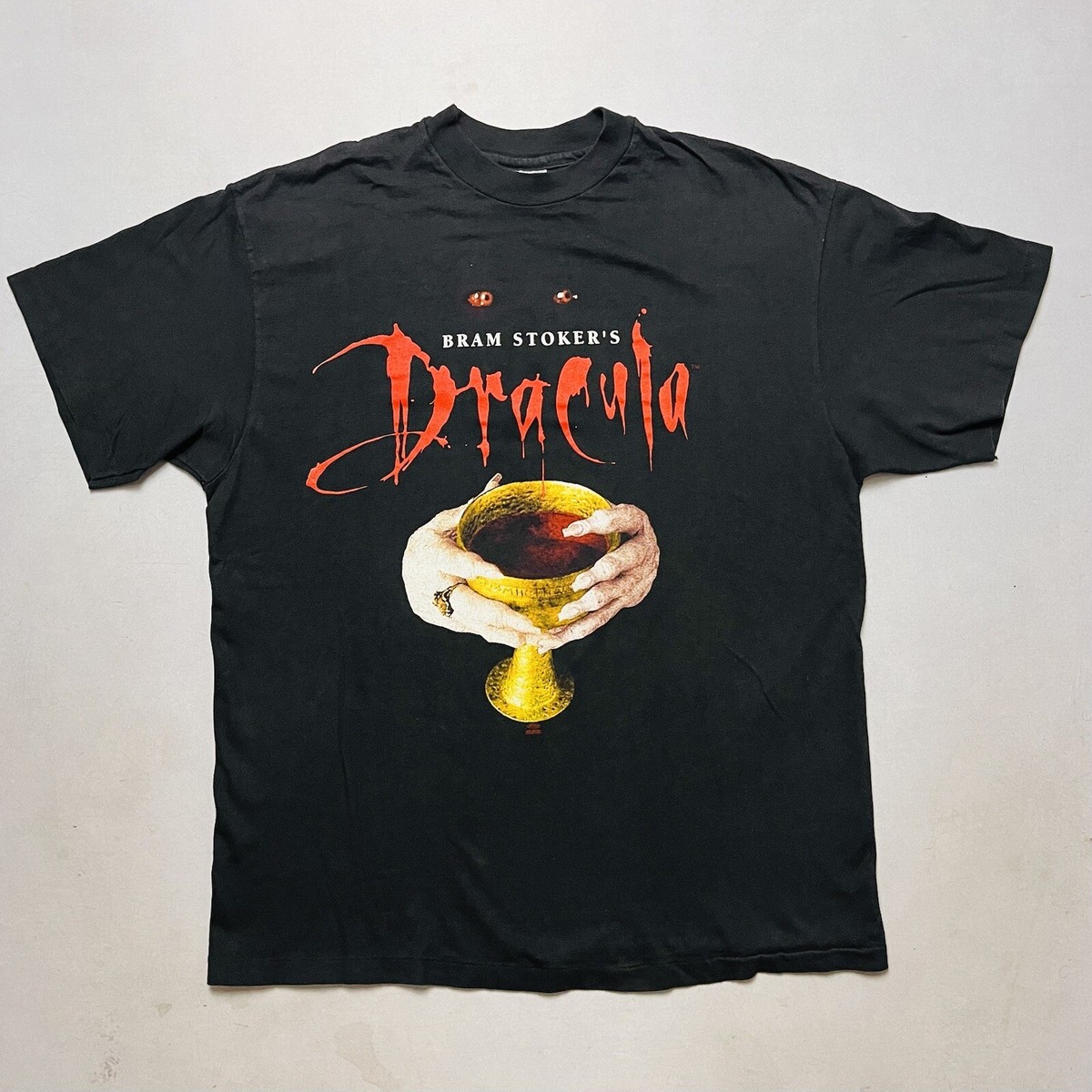 Vintage Rare 90s Bram Stokers Dracula Movie Promo T Shirt Single