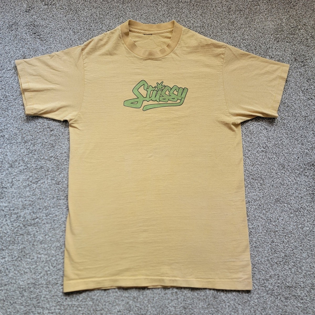 Vintage Mens Stussy Star T-Shirt Size Medium 80s Single Stitch | eBay