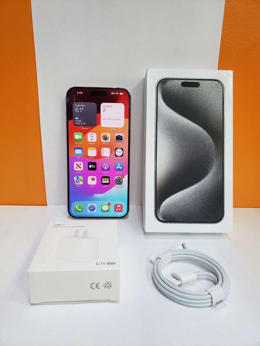 Apple iPhone 15 Pro ホワイトチタニウム 【公式通販】