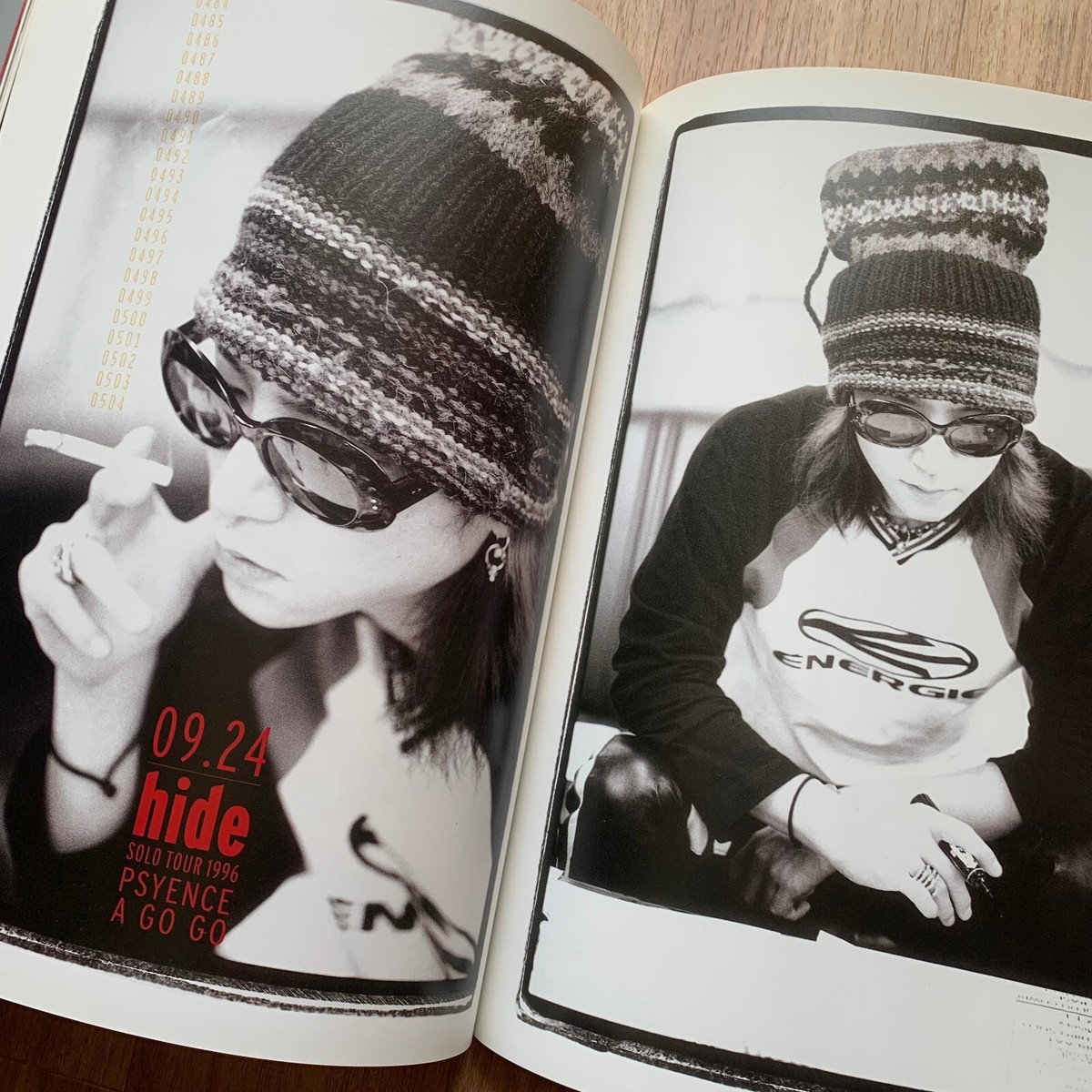 1128 hide X-japan Solo Tour 1996 Psyence A Go Go Photo Book Live