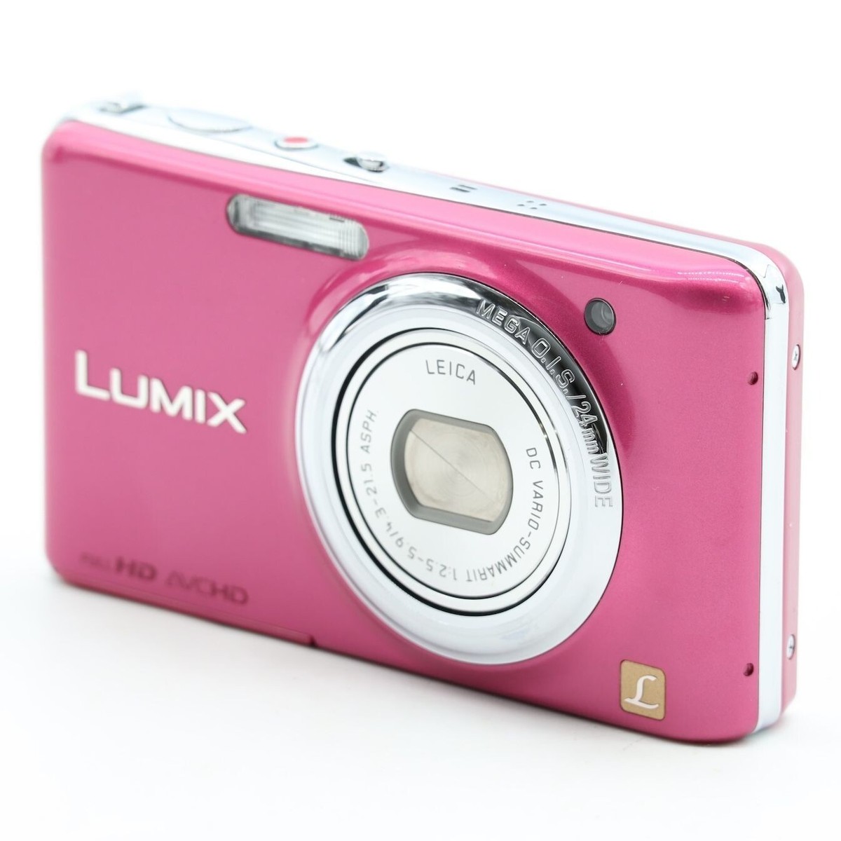 Panasonic Lumix Digital Camera Glamorous Pink Dmc-Fx77-P From JP