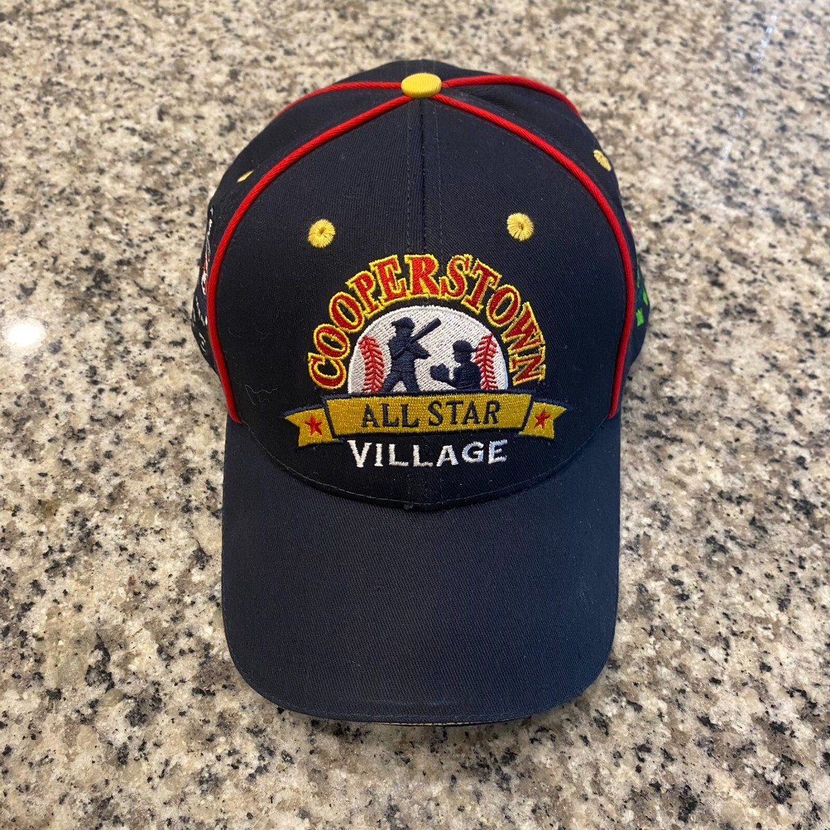 Cooperstown Baseball Hat All Star Village Blue Adjustable