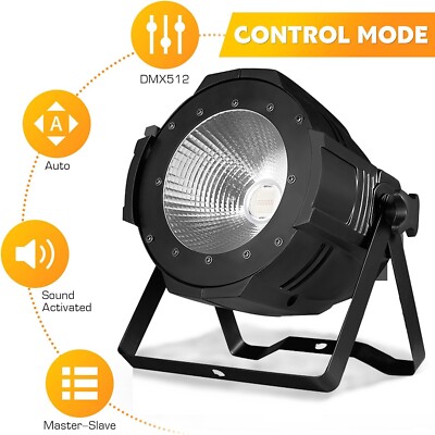 4 pack Spotlight COB 100W Stage Light Par Lights Party Warm /Cold