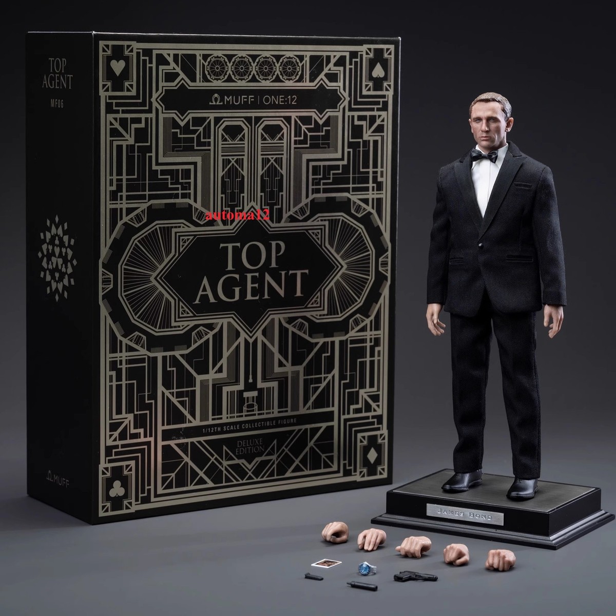 MUFF TOYS James Bond 007 1 12 Figure DX