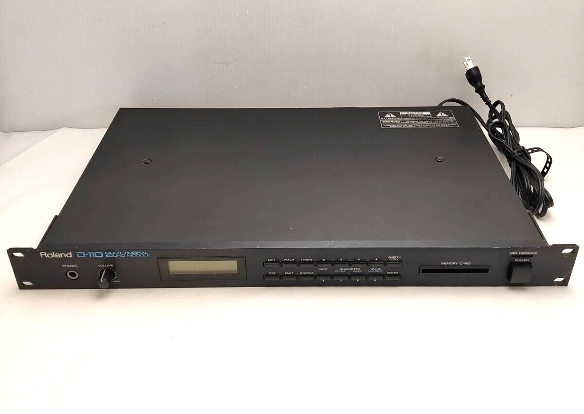 DTM・DAW Roland D-110 Roland D-110 Multi Timbral Sound Module Rack