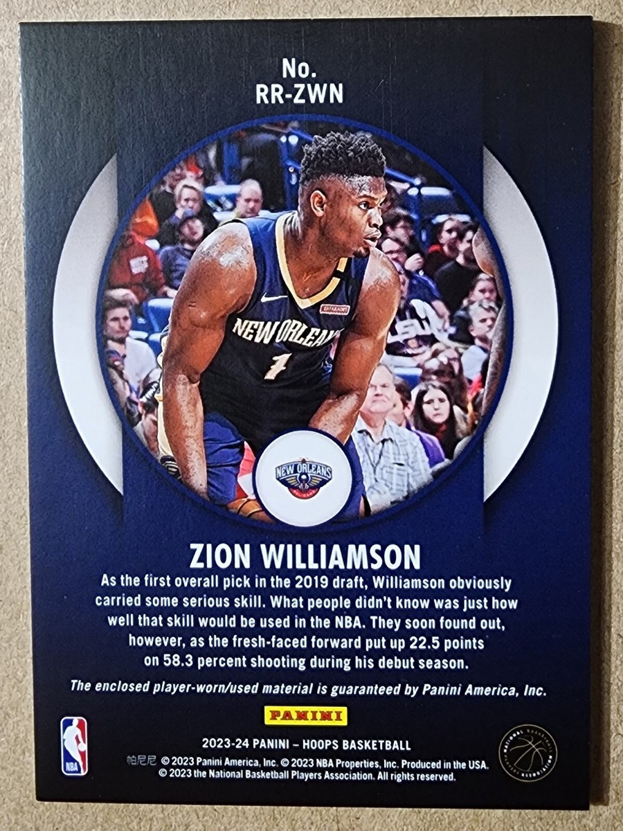 NBAカード Zion williamson RC BLUE 99シリ NBAカード Zion williamson