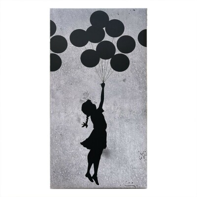 be@rbrick flying balloons girl 1000%