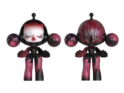 POP MART MEGA α SKULLPANDA 400% Red Crystal Figure Limited Edition