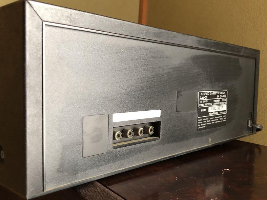 HITACHI] Lo-D Stereo Cassette Deck D-460 | eBay