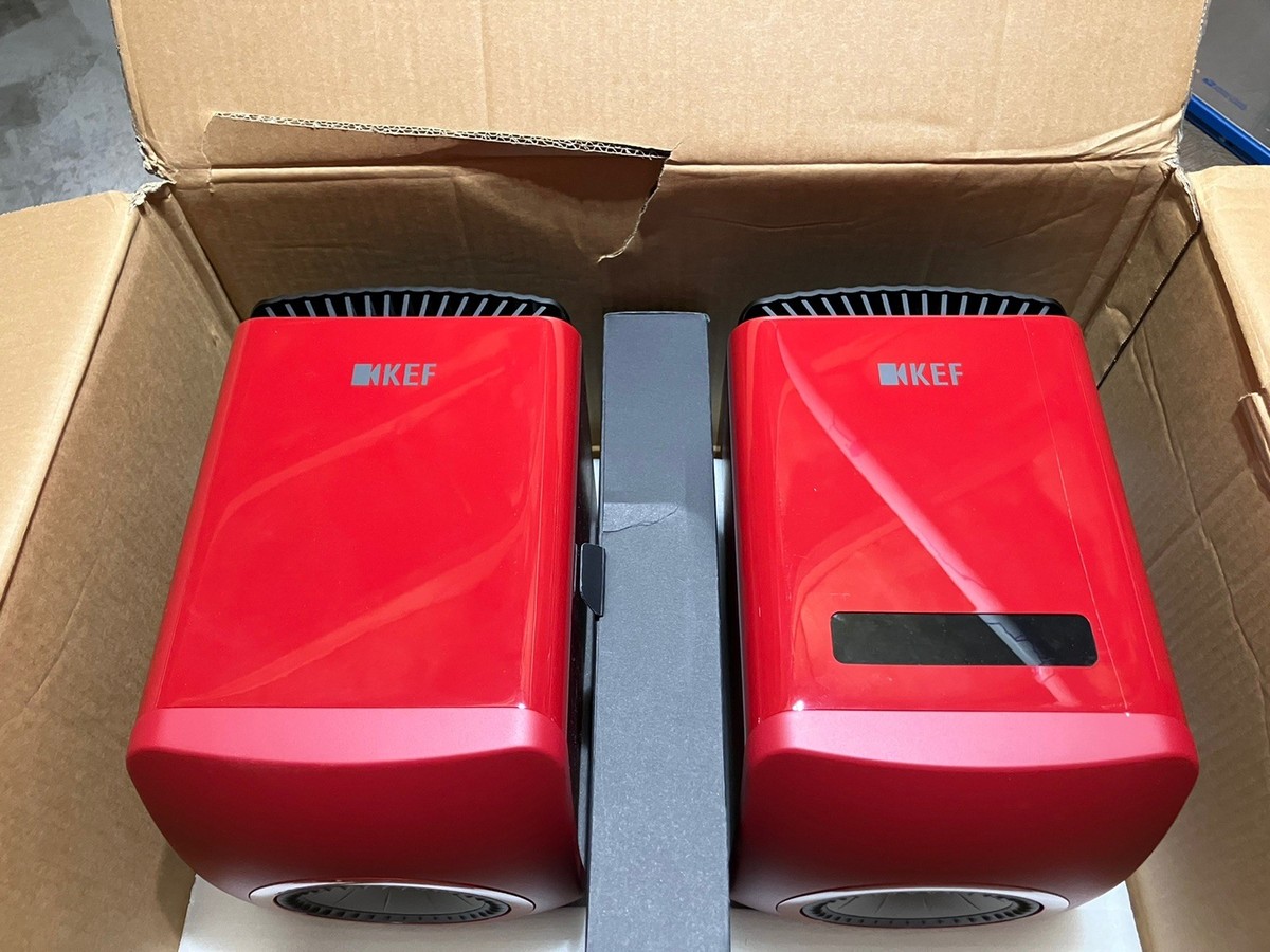 スピーカー・ウーファー KEF LS50 Wireless II Crimson Red Amazon.com