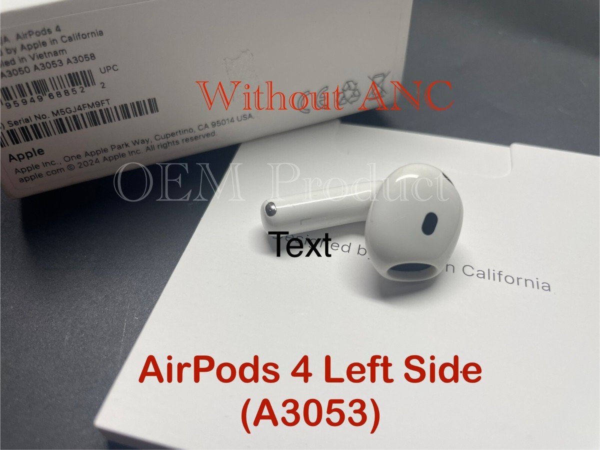 Original Apple AirPods 4 Wireless Earbuds Left Side (Without ANC