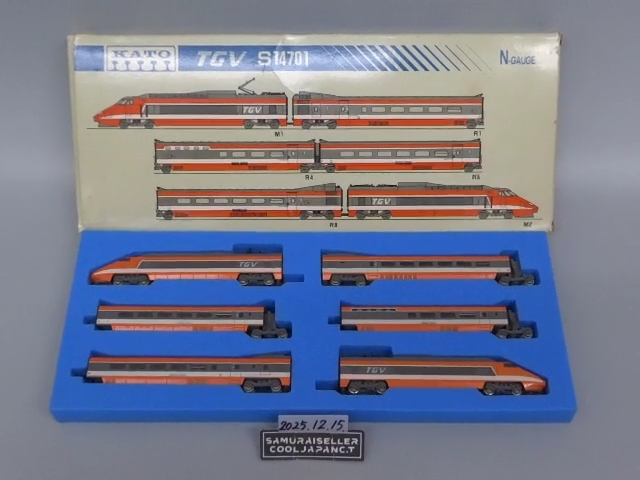 KATO French Railroad TGV S14701 N Scale Bullet Train Japan Used | eBay