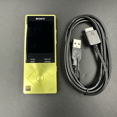 NW-A25 Sony Walkman Digital Music Player Yellow 16GB Hi-Res Tested