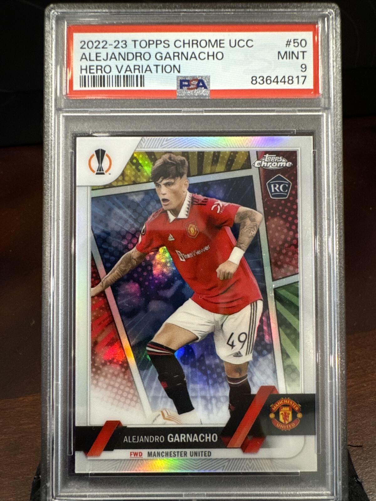 Alejandro Garnacho 2022 Topps Chrome UEFA Club Competitions #50