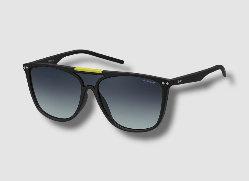 $65 Polaroid PLD6025/S DLWJ Men's Black Square Gradient Sunglasses