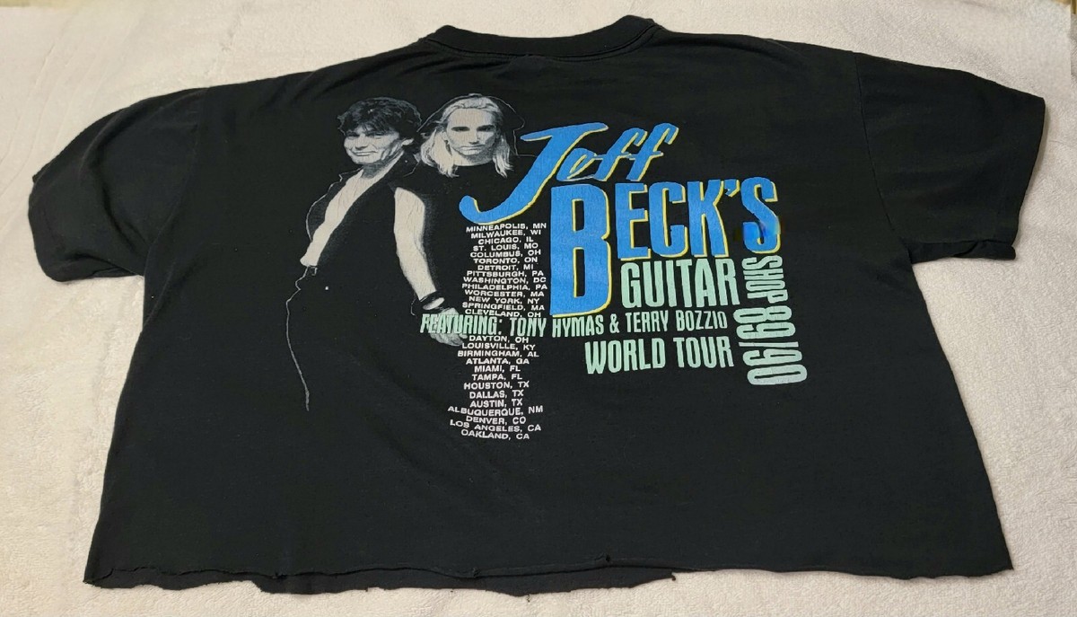 ミュージシャン JEFF BECK GROUP japan tour 1989 tee el