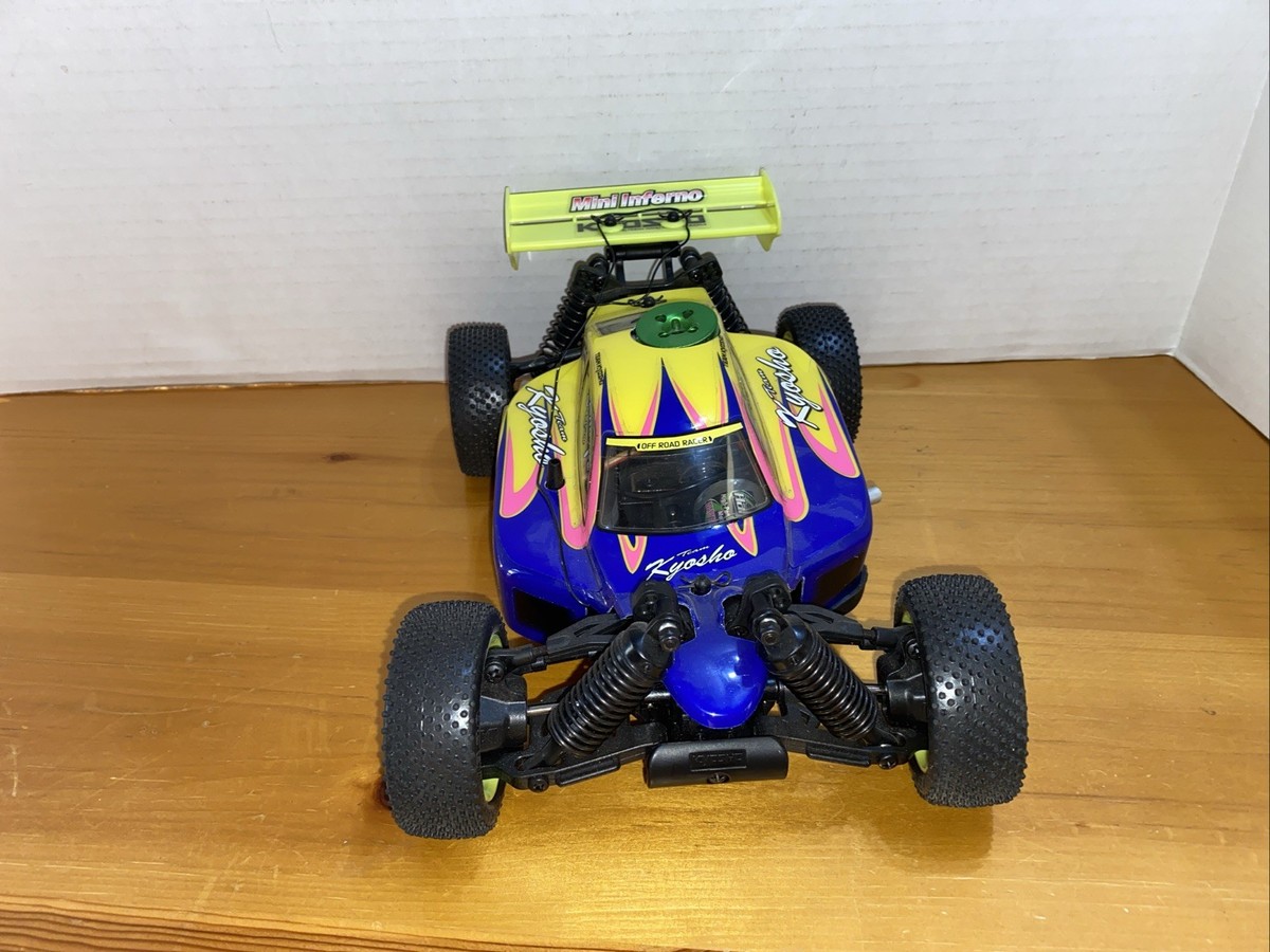 Kyosho Mini Inferno Electric 4WD Micro (Blue/Yellow) | eBay