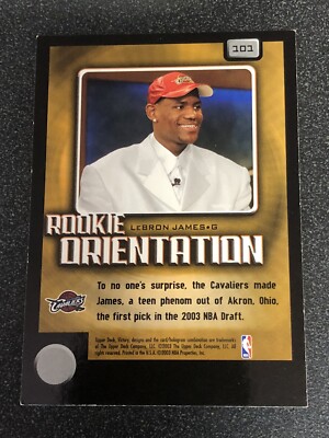 2003-04 Upper Deck Victory LeBron James #101 Rookie RC | eBay