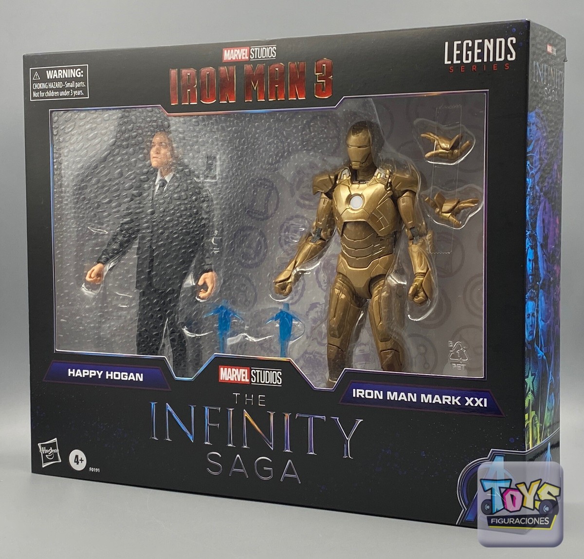 Hasbro Marvel Legends Infinity Saga Series Iron Man 3 Happy Hogan