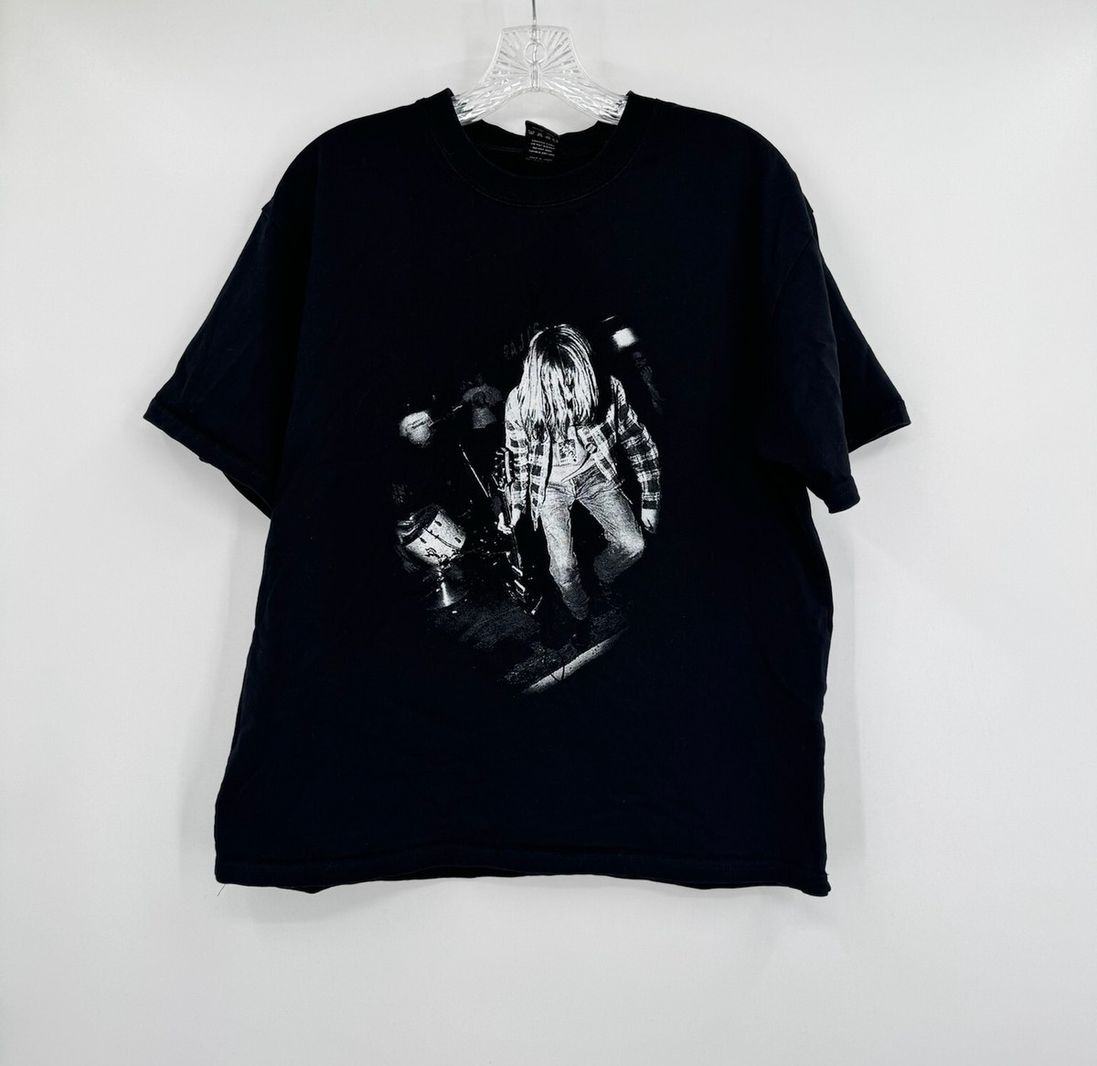 Number Nine Takahiro Miyashita Kurt Cobain Black Graphic T Shirt