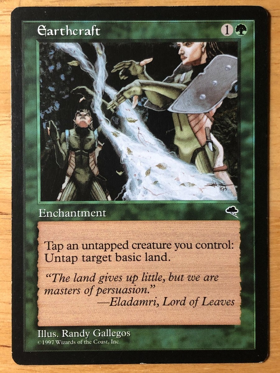 MTG 大地の知識 2枚セット 大地の知識/Earthcraft 2枚セット 日本語