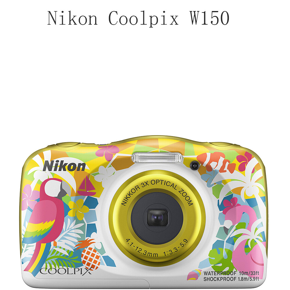 Nikon Coolpix W150 Digital Cameras 13.2 MP 3x Optical Zoom Camera