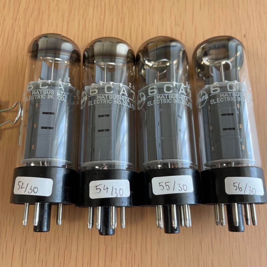 真空管 6CA7 EL34 松下製 4本1組 安い 真空管 6CA7 EL34 松下製 4本1組
