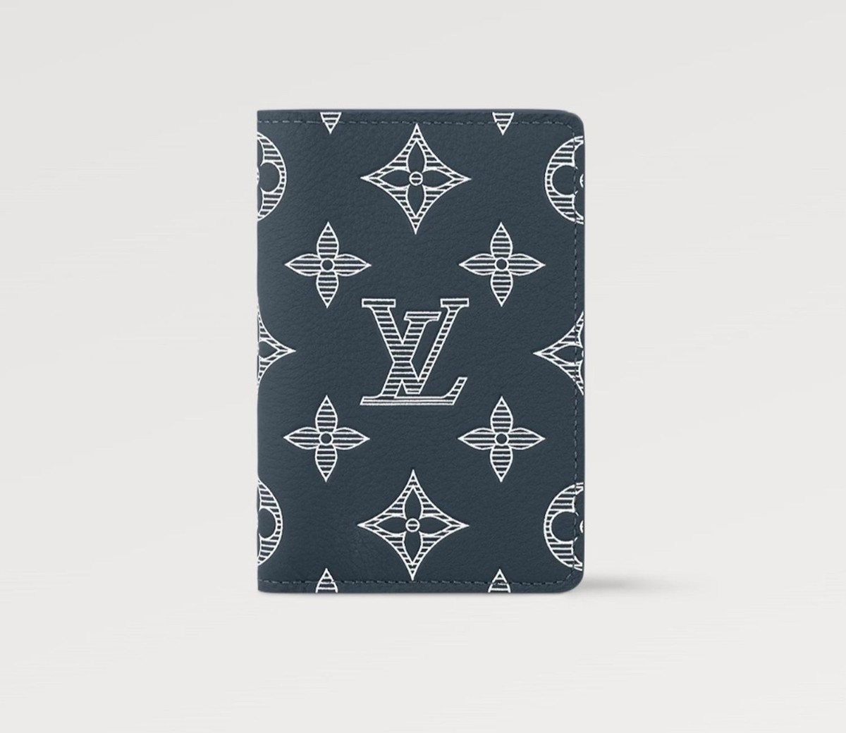 Louis Vuitton Organizer De Poche Card Case M83378 Navy Leather