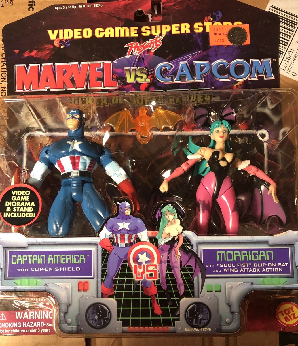 Marvel Vs Capcon: Captain America Vs Morrigan: Action Figures