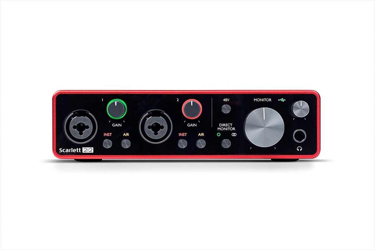 Focusrite Scarlett 2i2 3rd Gen USB Audio Interface with Pro Tools